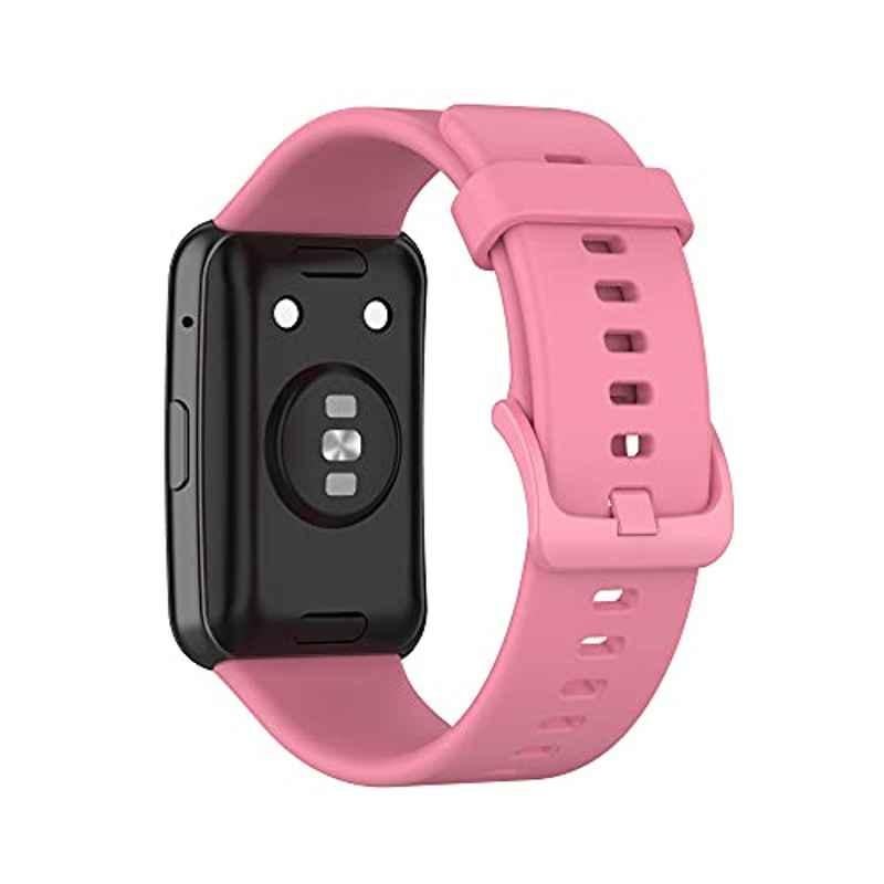 Rubik Silicone Light Pink Watch Band