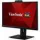 Viewsonic 23.8 inch 2MP Webcam Black FHD Video Computer Monitor, VG2440V
