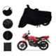 Riderscart Polyester Black Waterproof Two Wheeler Body Cover with Storage Bag for TVS Phoenix