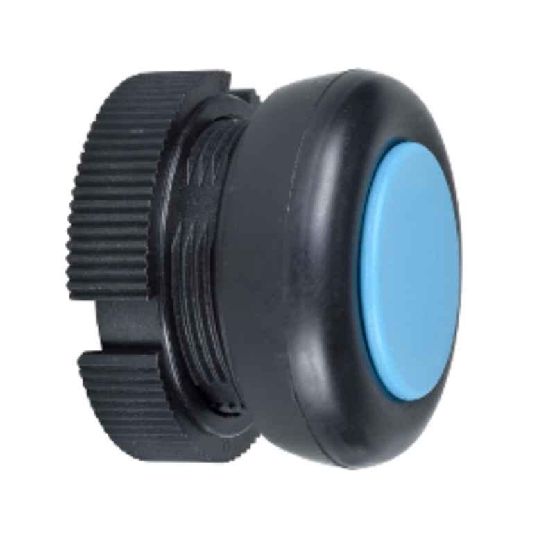 Schneider Harmony Push Button Head Plastic Blue Booted Spring Return, XACA9416