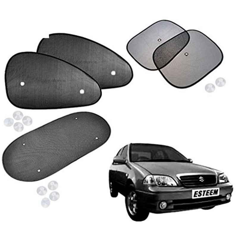 Kozdiko 5 Pcs Car Chipkoo Sunshade Set for Maruti Suzuki Esteem