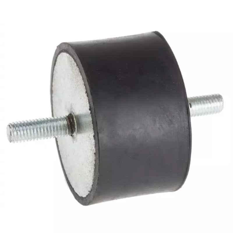 RS Pro M8 Anti Vibration Mount Male to Male Bobbin with 197.92kg Compression Load, 1712585