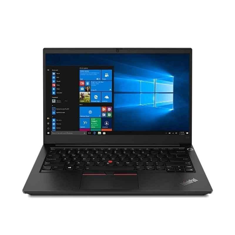 Lenovo E14 Gen 2 Black Laptop with 11th Gen/Intel Core i3 1115G4/8GB/256GB SSD/DOS & 14 inch FHD Display, 20TAS14A00