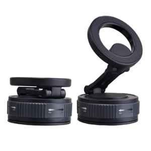 Ultraprolink Magneto ABS Black Magnetic Mobile Holder with Vacuum Grip, UM1226