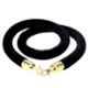Ladwa 2 Pcs Stainless Steel Queue Manager Pillar Set with Velvet Rope, LSI-QPG-BLRP2