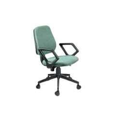 Paradise 21x20x20inch Mild Steel Green Revolving Executive Chair with Low Back, PLT-6016