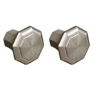 Plantex Knobs for Drawer/Octagon Shape Drawer Knobs/Knobs for Cabinets/Pull-Push Knobs for Kitchen/Bedroom Drawer (Pack of 2) DTK-302, Satin