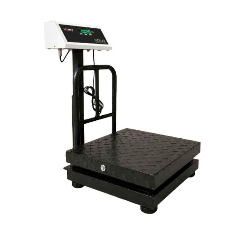Monet 16x16 inch 300kg Mild Steel Platform Weighing Scale with Dual Display & 2 Days Battery Backup