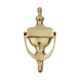 Smart Shophar 6 inch Brass Gold Victoria Door Knocker, SHA10DK-VICT-GL06-P1