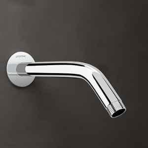Plantex 9 inch Round Bend Shower Arm for Overhead Shower/Stainless Steel Shower Pipe/Wall Mount Bathroom Fitting with 1/2 inch Thread (Chrome)