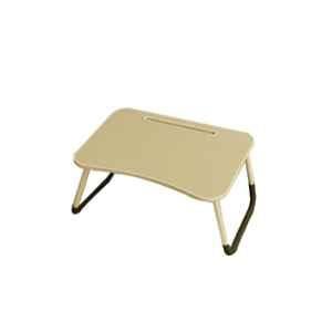 Hayyin 60x40x28cm MDF Wooden Plain Multi-Purpose Foldable Laptop Table
