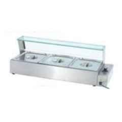 Smartkart 1.5kW SS Silver Colour 3 Part Bain Marie with 3 Pan