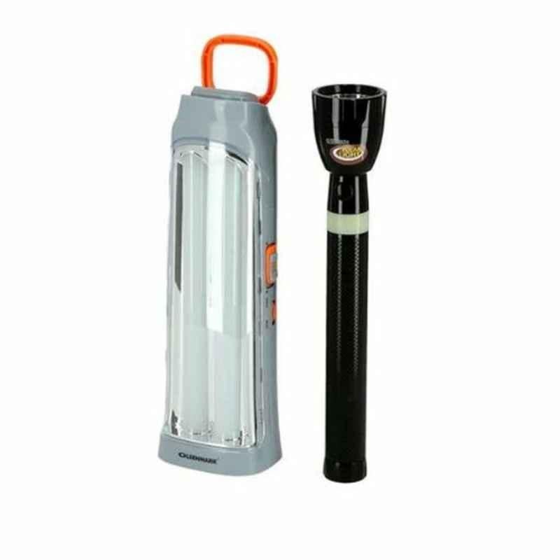 Olsenmark 4V Gray Rechargeable LED Emergency Lantern, OMEFL2726
