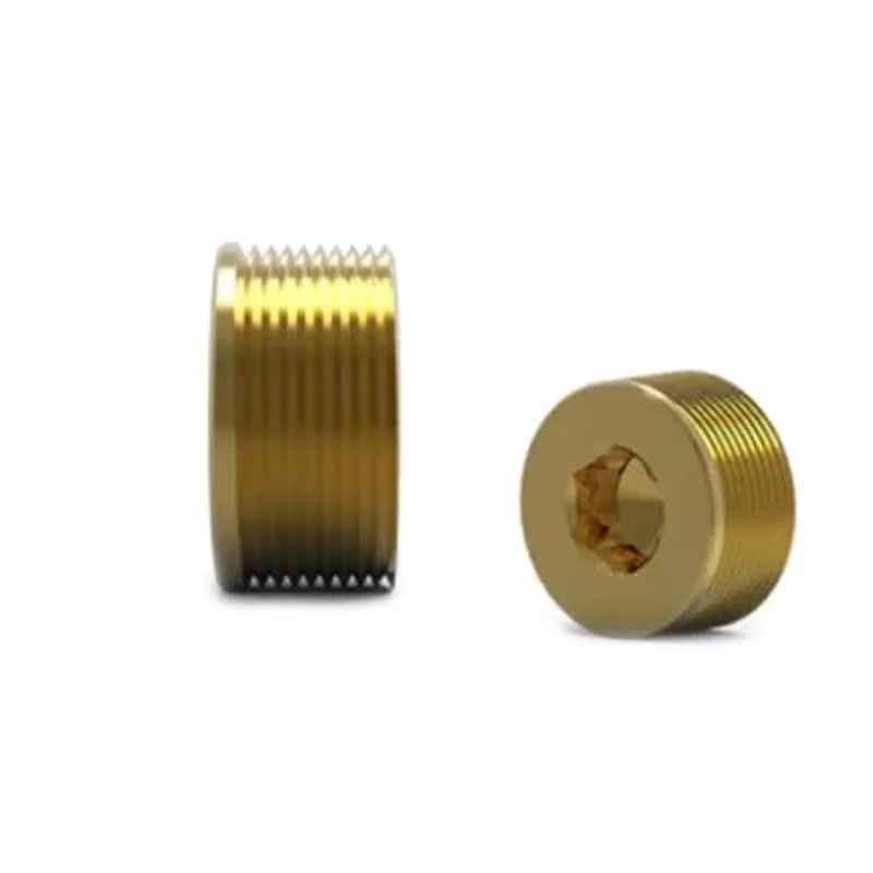 Hawke 475 M20 Brass Nickel Plated Tamperproof Stopping Plug