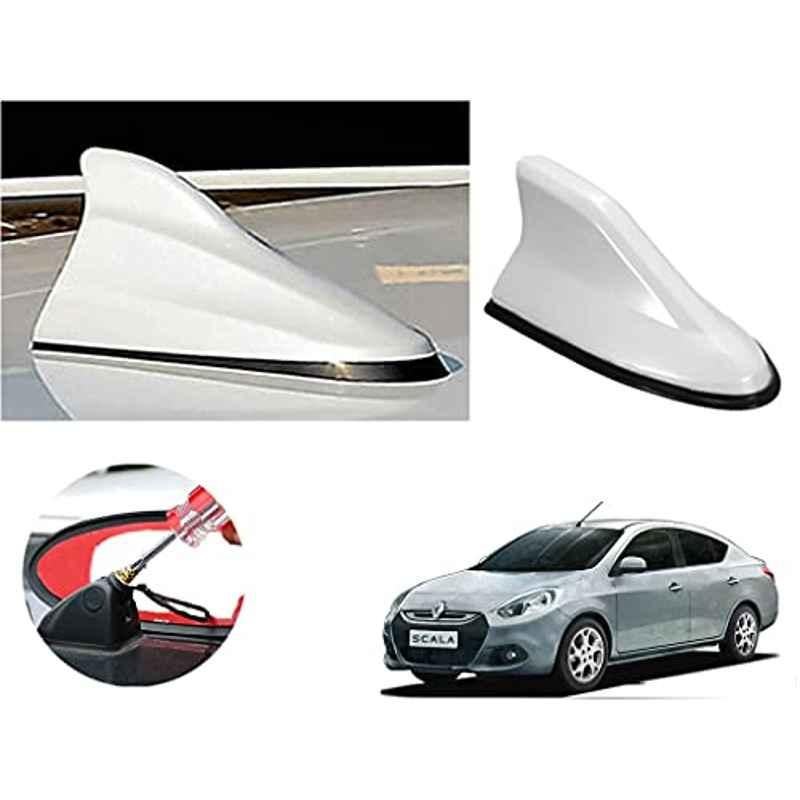 Auto Pearl ABS White Universal Replacement Shark Fin Car Roof Antenna For Renault Scala