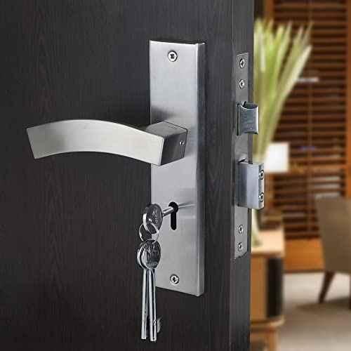 Buy Saze 8 inch Stainless Steel Matt Finish Silver Key Plate Mortise