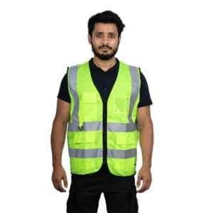 Mallcom Proclo 71 115GSM Polyester Green High Visibility Jacket, Size: M