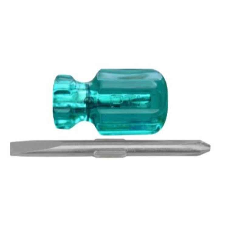 Pye 50x6mm PTL Transparent 2 In 1 Stubby Screw Driver with Plastic Handle, 571