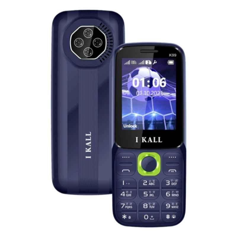 I Kall K99 2.4 inch Dark Blue Keypad Feature Phone