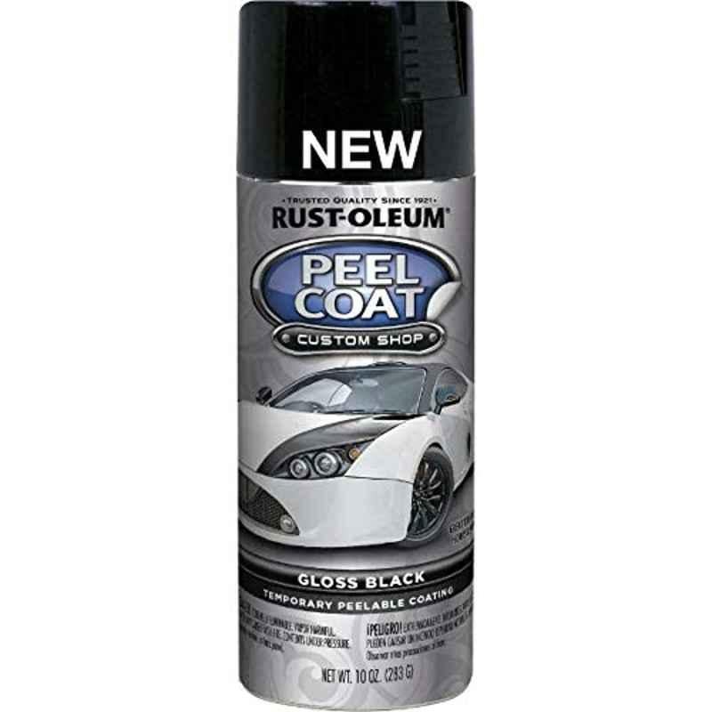 Rust-Oleum Peel Coat 10 Oz Gloss Black Gloss Temporary Peelable Coating Spray