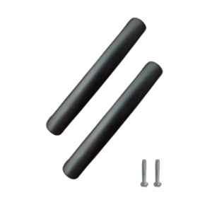 Atom 536 6 inch Black Matt Finish Zinc Cabinet Pull Handle (Pack of 2)