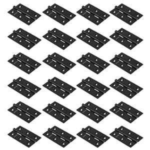 Plantex 3 inch 16 Gauge Stainless Steel Black Door Hinge for Home & Office, APS-6001 (Pack of 24)