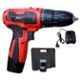iBELL 12V DC 1500mAh Red Cordless Driver Drill, IBL CD12-74 with 1 Pc Charger, 1 Pc Battery & 32 Pcs Accessories