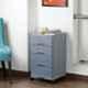 Cello 15x38.1x69.5cm 4 Drawers Plastic Grey Storewell Cabinet