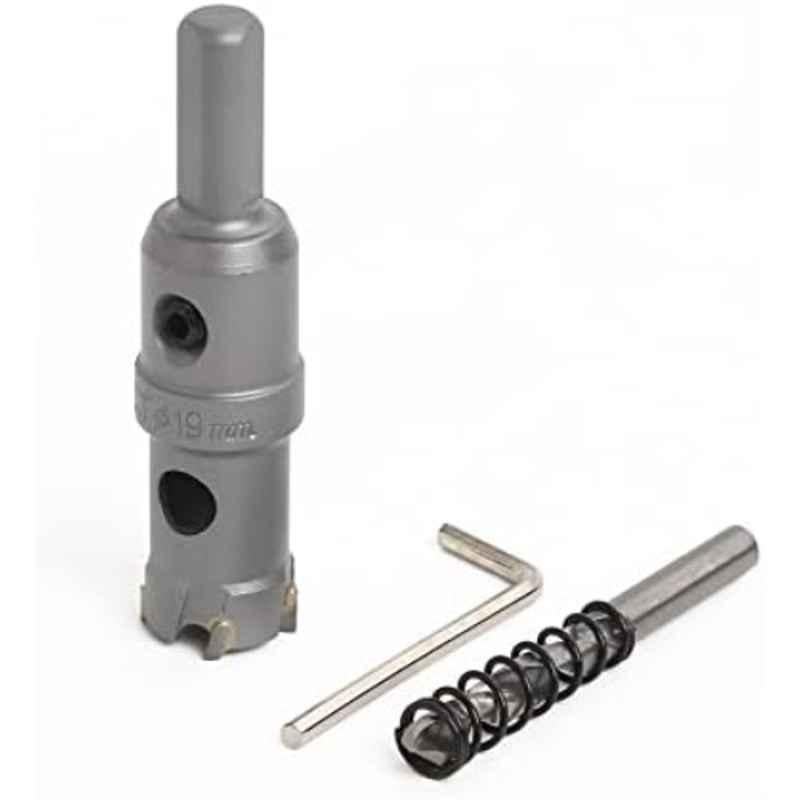 VTOOLS 19mm Tungsten Carbide TCT Hole Saw Cutter with Pilot Drill Bit & Allen Wrench, VT3112