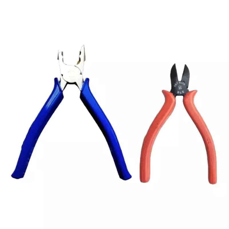 Sky Blue 2 Pcs 7.8 inch Lineman Plier Combo, SBE_PLIER_COMBOS_COMBO_025