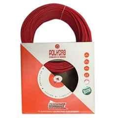 Polycab 2.5 Sqmm 300m Red 1 Core HFFR Multistrand PVC Insulated Unsheathed Industrial Cable