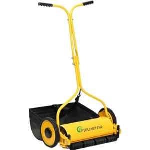 Fieldstar 16 inch Heavy Push Manual Reel Lawn Mower with Grass Catcher & 0.5 to 1.5 inch Adjustable Height