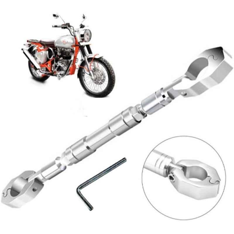 Auto Pearl Aluminium Multicolour Motorcycle Handlebar Middle Rod for Bullet-Trials-350