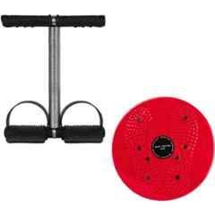 Shopeleven 150kg Stainless Steel & Plastic Tummy Trimmer with Acupressure Magnetic Tummy Twister