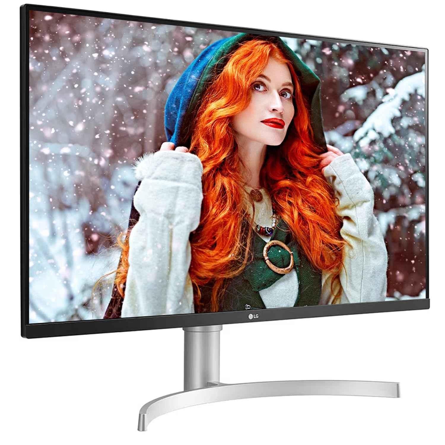 Buy LG 32UN650-W 31.5 inch UHD 4K Silver IPS Display Monitor with