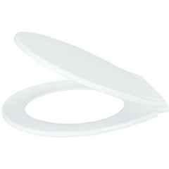 Somany Standard Plus Plastic White Oval Toilet Seat Cover, 17118001191101