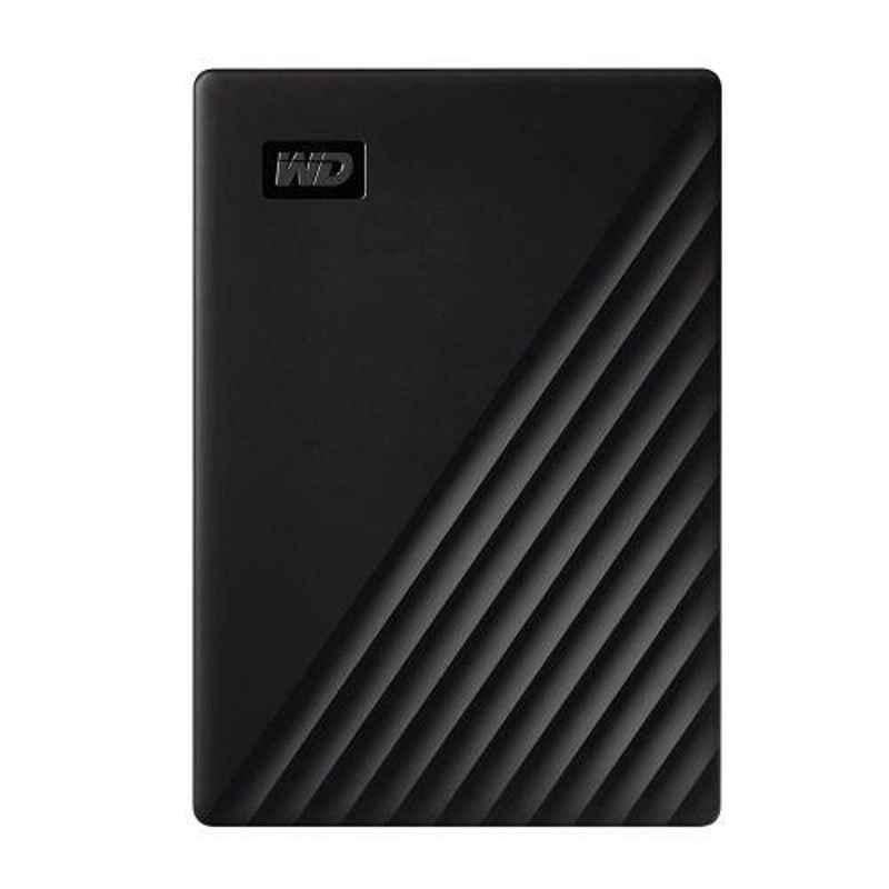 WD My Passport 5TB Black Portable External Hard Drive with Automatic Backup, WDBPKJ0050BBK-WESN