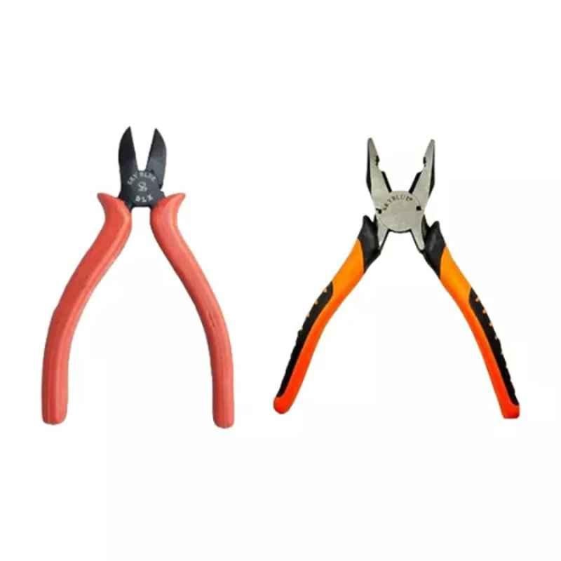 Sky Blue 2 Pcs 8 inch Lineman Plier Combo, SBE_PLIER_COMBOS_COMBO_766