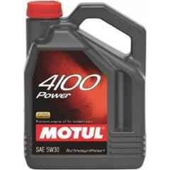Motul 4100 Power 5W30 5L API SM Synthetic Blend Engine Oil