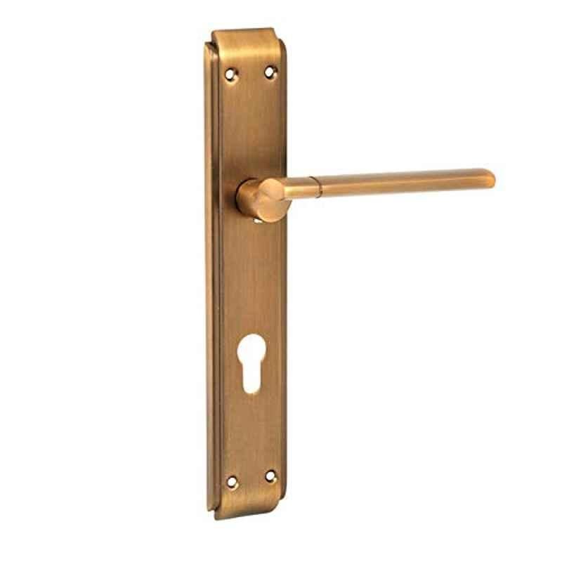 Robustline Door Lockset (Handle And Lockbody), 85mm Centre To Centre, Gold Color With Matt Finish