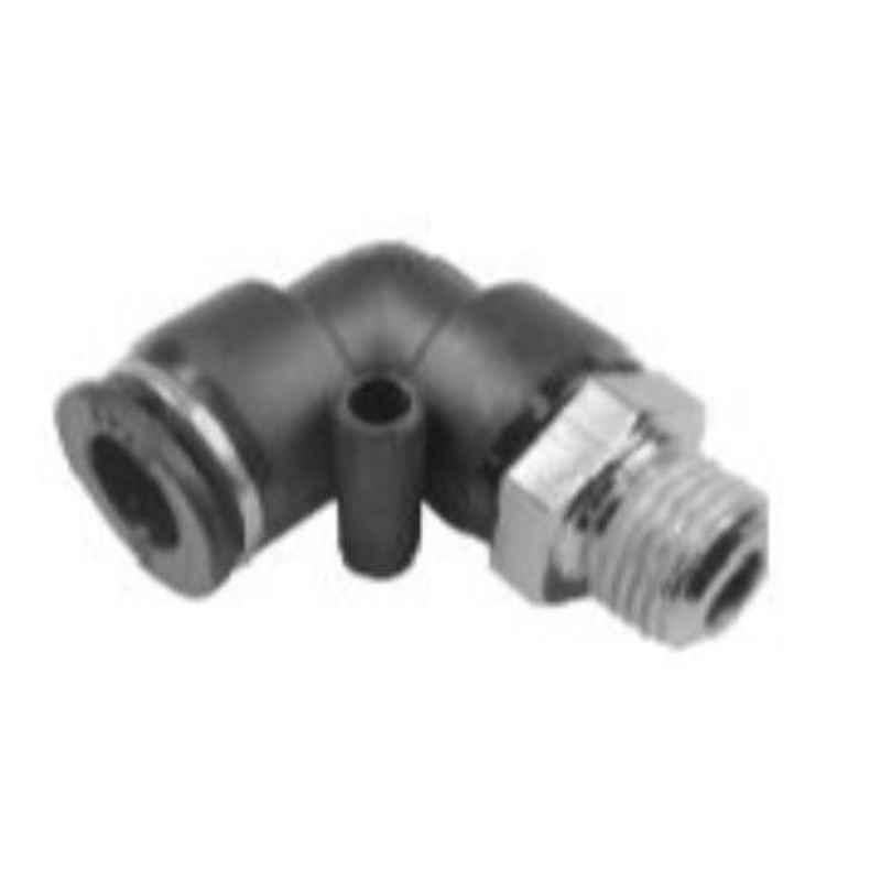 Spac 8mm 1 Thread EPL Male Elbow Connector