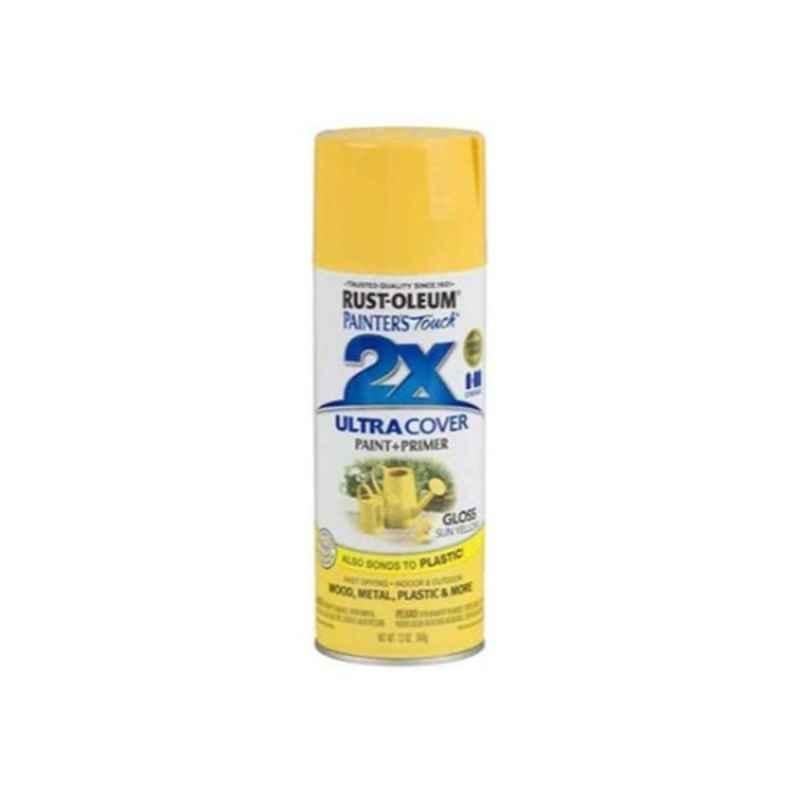 Rust-Oleum Painters Touch 12 Oz Sun Yellow 2X Ultra Cover Paint, 249092