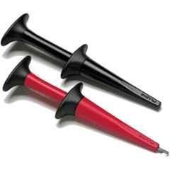 Fluke AC280 3A Red & Black Suregrip Hook Clips, 1610115