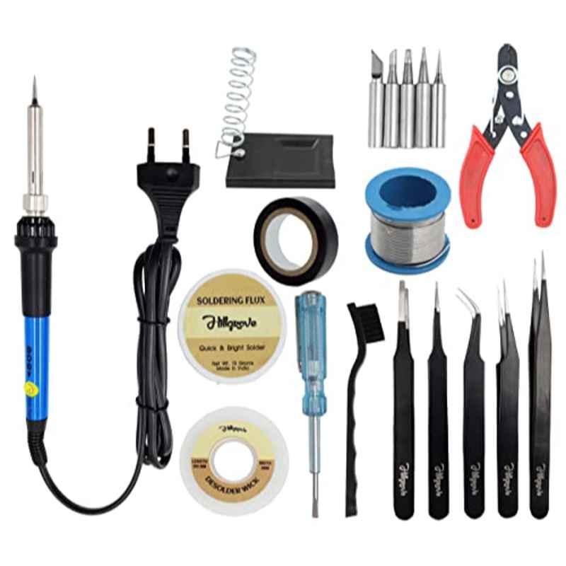 Hillgrove 10 in1 Electronic Professional Mobile Soldering Iron Equipment Tool Kit, HG0110