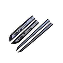 SureStrive 4 Pcs Decal Name Graph Side Door Car Beading Set for Mahindra Kuv100 All Model