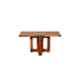 Angel Furniture 93.98x53.34x45.72cm Brown Honey Finish Solid Wood Folding Table, AF402H