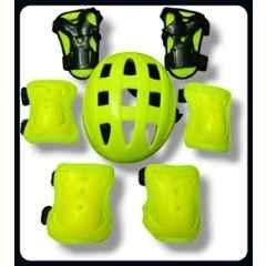 STYRKR Neon protective Skating/Cycling Guard Kit | Multi Sport Gear for Kids 16 Cycling KitKIT-610