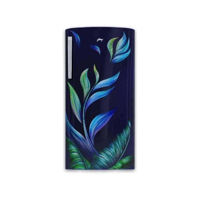 Godrej Edge Marvel 207 Litre 3 Star 3 Shelves Fusion Blue Single Door Refrigerator, RD EMARVEL 230CN THI FU BL