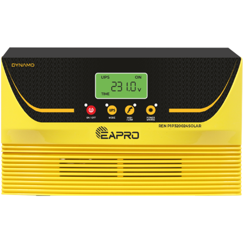 EAPRO Daynamo 3000VA 24V PWM Pure Sine Wave Solar PCU, REN P1P320024SOLAR