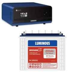 Buy Luminous Eco Watt Neo 700 600VA Square Wave Inverter & RC 16000 135Ah  Red Charge Short Tubular Battery Combo Online At Price ₹14949